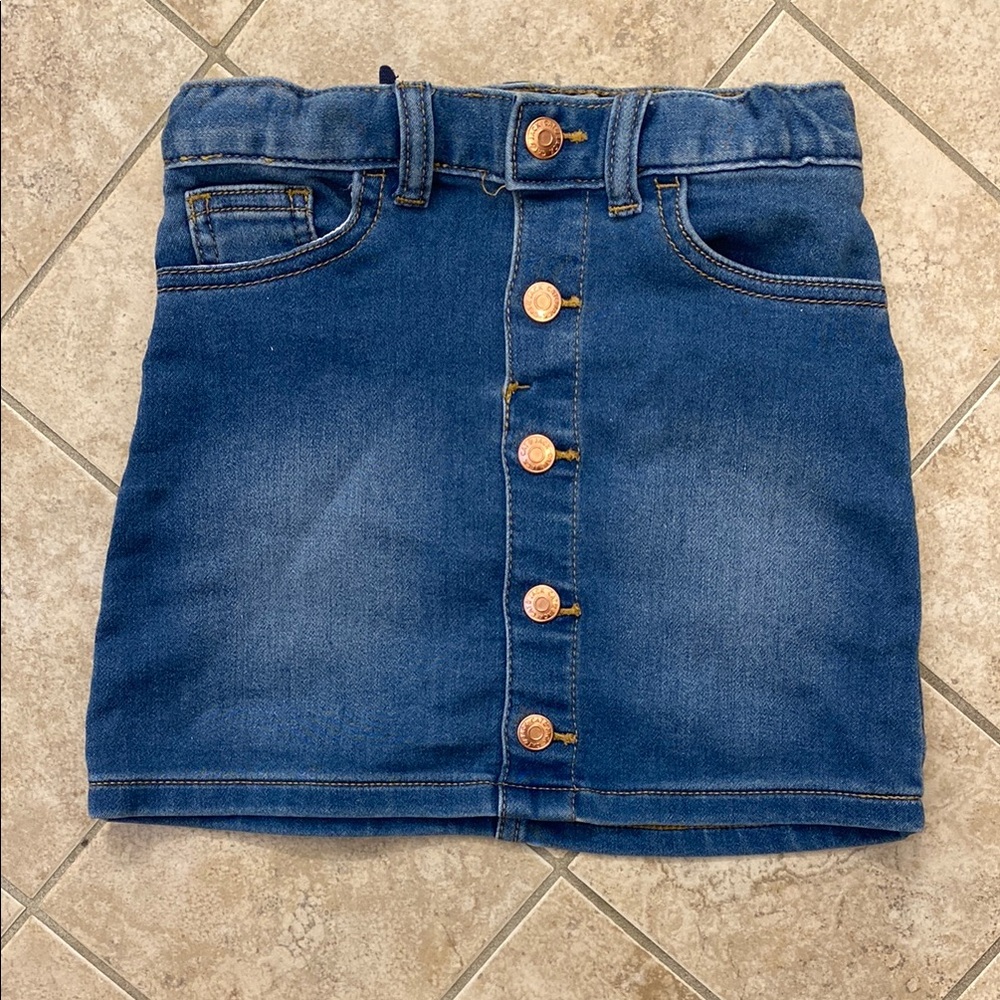 Cat & jack Blue Denim Skirt size 4 T